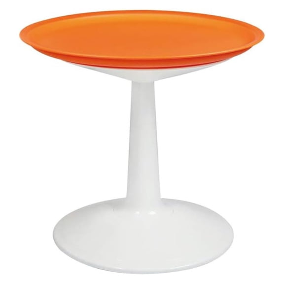 Sprout Orange Round Side Table