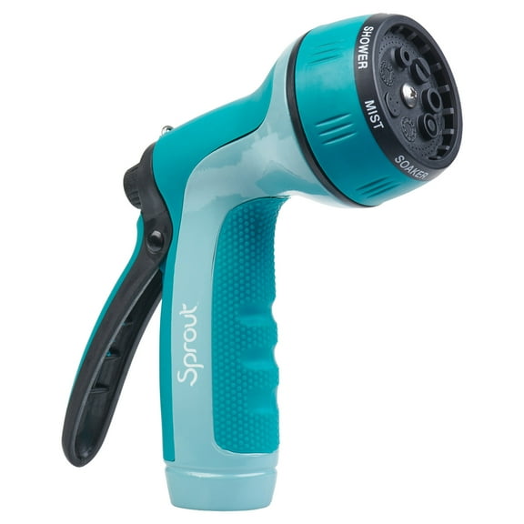 Sprout Rear-Trigger 7-Pattern Metal Nozzle in Green
