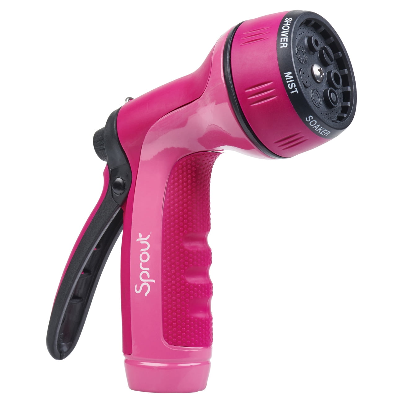 Sprout Rear-Trigger 7-Pattern Metal Nozzle in Red