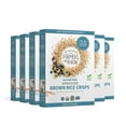 Sprouted Brown Rice Crisps, USDA Organic, NonGMO Gluten Free Brown