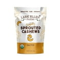 Sprouted Organic Certifed Cashews Unsalted 10 oz Bag, Non GMO, Keto
