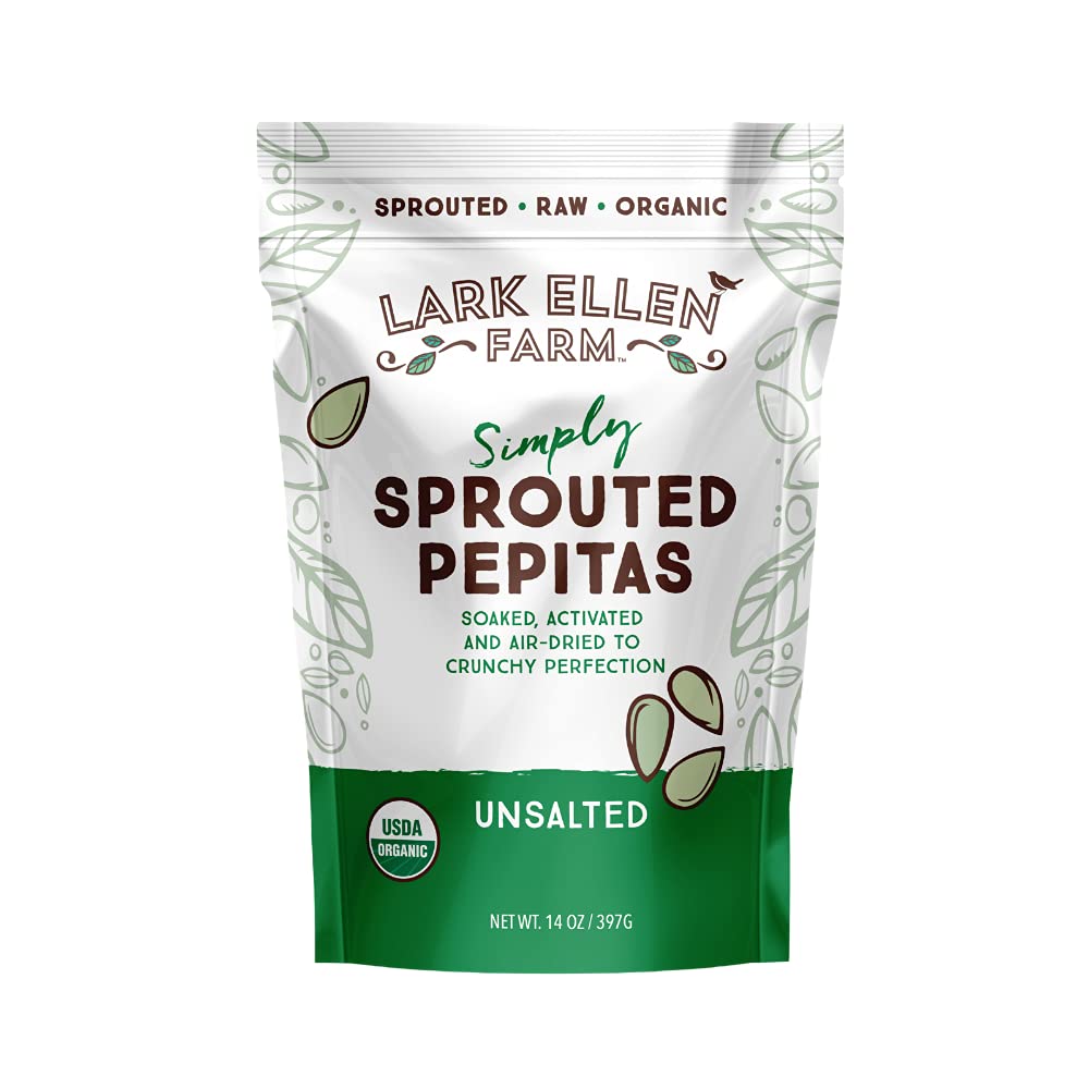 Top Seedz Organic Raw Pumpkin Seeds (Pepitas) - 2-Pack, 1 Lb Each, Unsalted, Shell-Free, Keto & Paleo