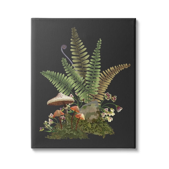 Sprouting Woodland Botanicals Botanical & Floral Graphic Art Gallery Wrapped Canvas Print Wall Art