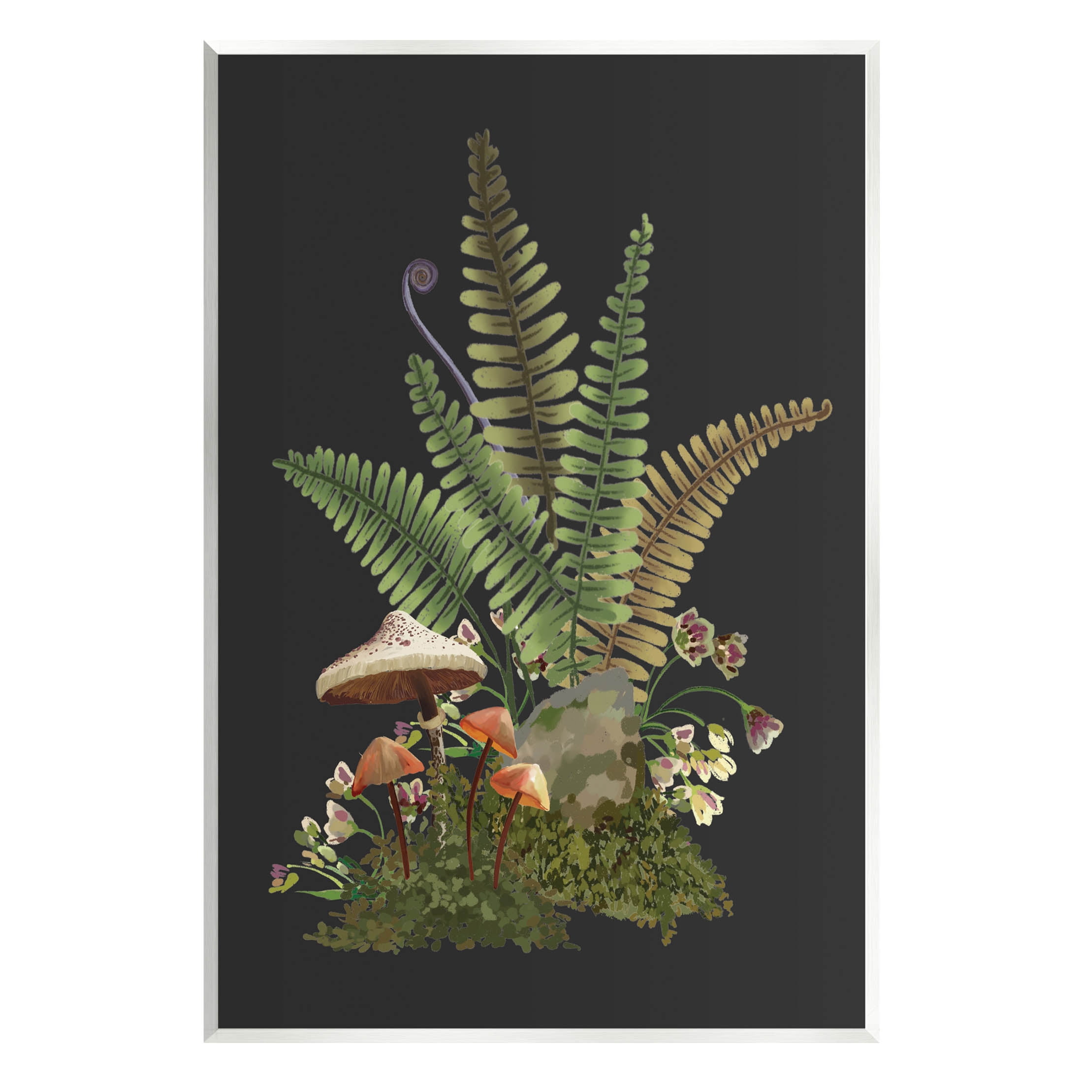 Sprouting Woodland Botanicals Botanical & Floral Graphic Art Unframed Art Print Wall Art