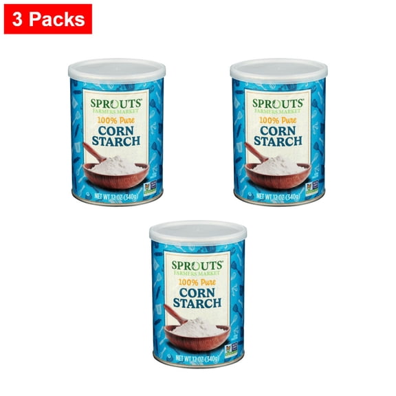 Sprouts 100% Pure Corn Starch - 12 oz - 3 Packs
