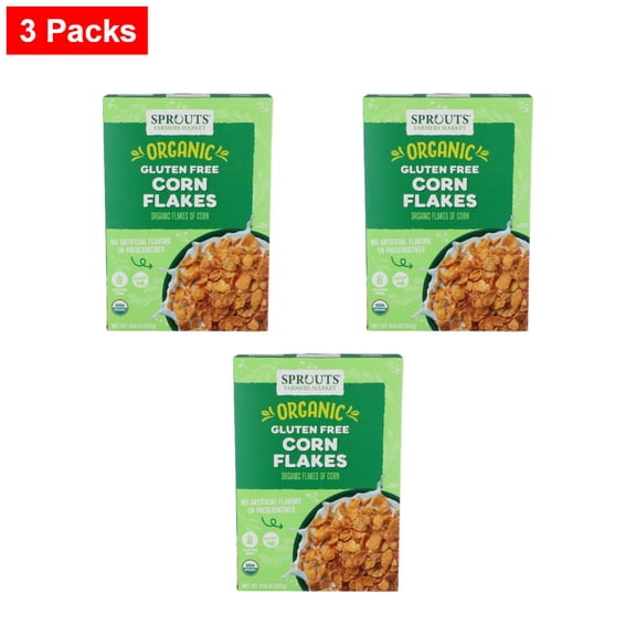Sprouts Corn Flakes Cereal - 10.6 oz - 3 Packs