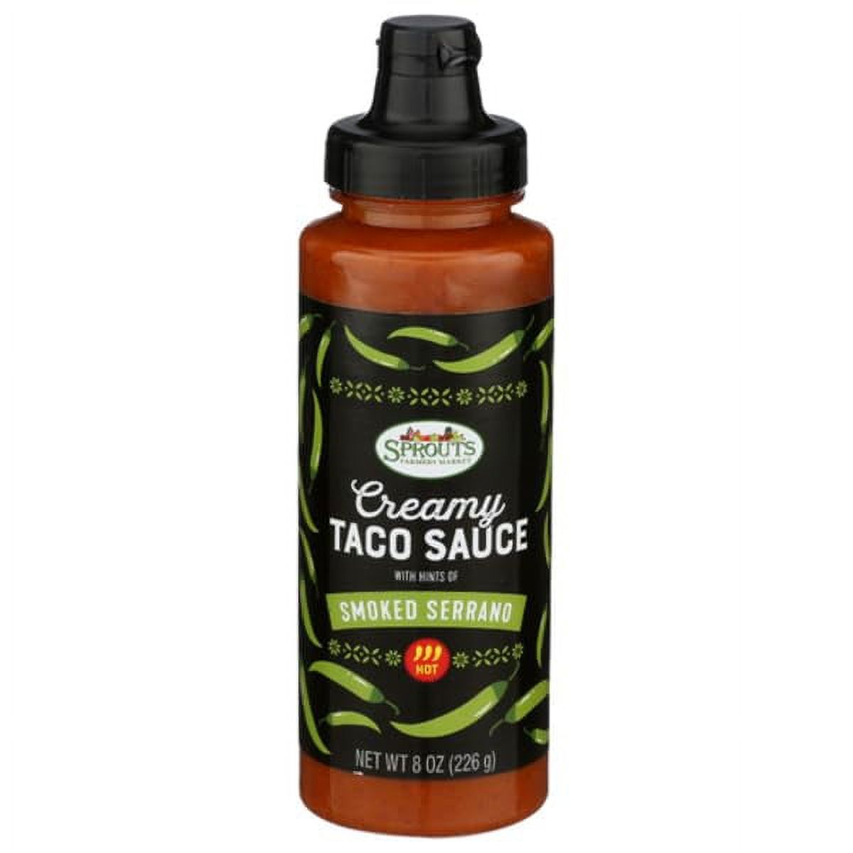 Sprouts Creamy Taco Sauce With Hints Of Smoked Serrano 8 oz (227g