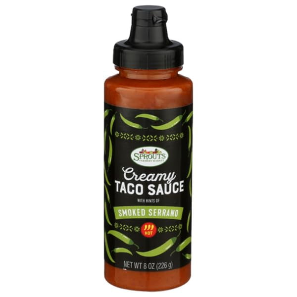 Sprouts Creamy Taco Sauce With Hints Of Smoked Serrano 8 oz (227g