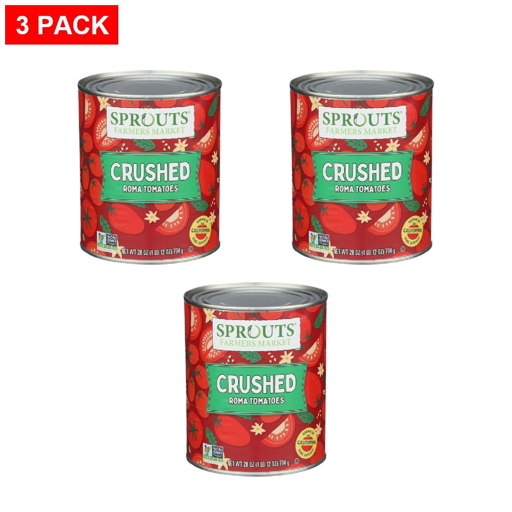 Sprouts Crushed Tomatoes 28 oz (Pack of 3)