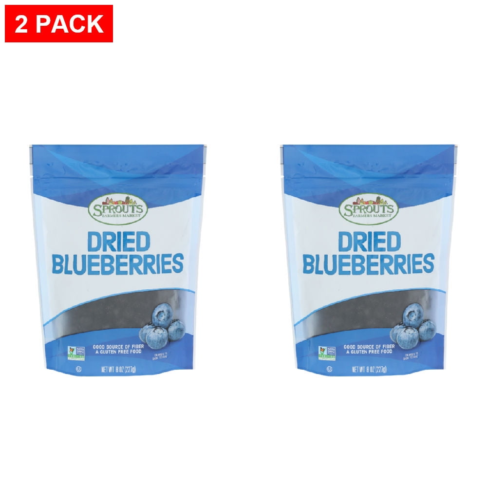 Sprouts Dried Blueberries 8 oz (Pack of 2)