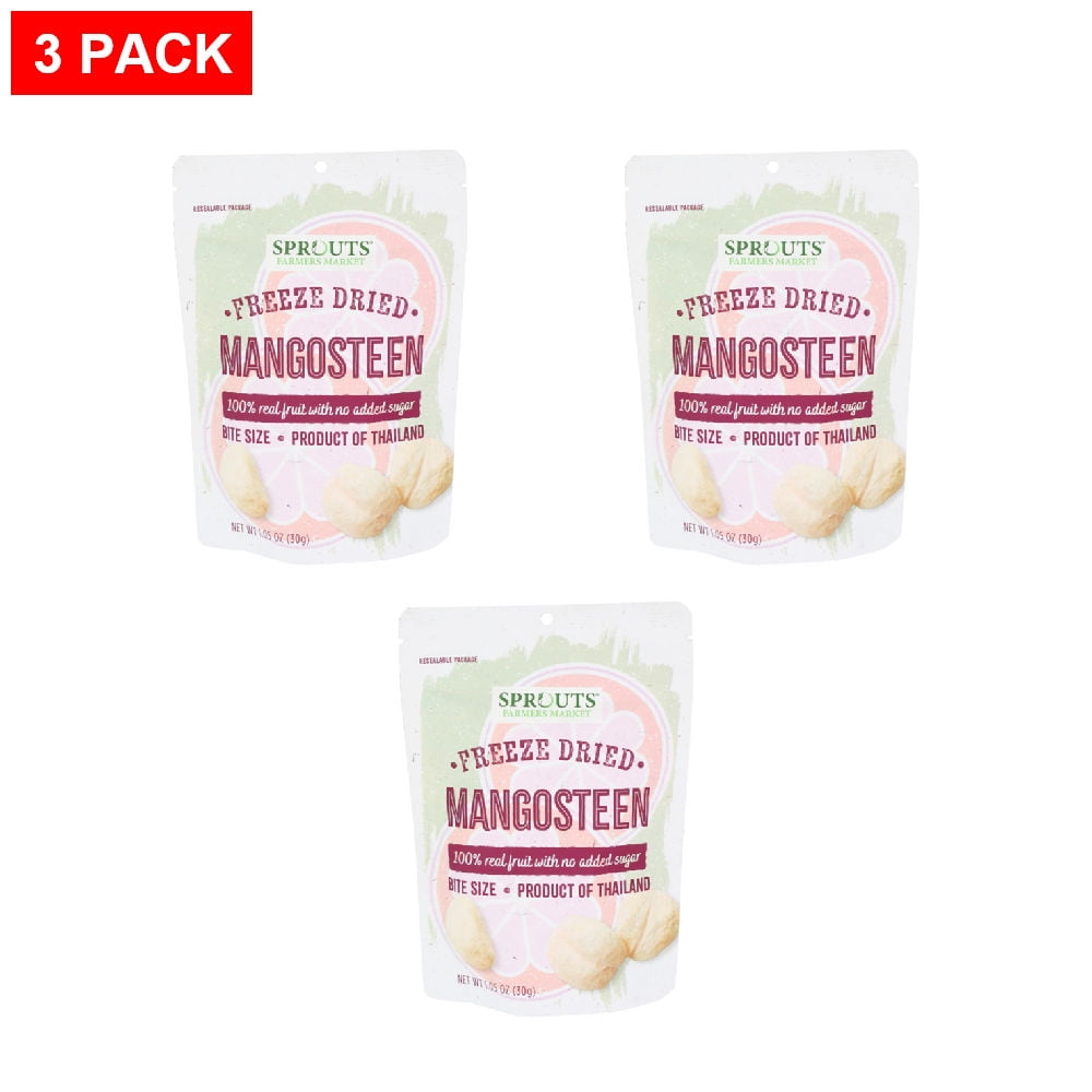 Sprouts Freeze Dried Mangosteen 1.05 oz (Pack of 3)