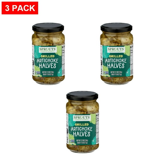 Sprouts Grilled Artichoke Halves 12.3 oz (Pack of 3)