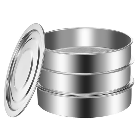 Sprouts Growing Kit Stainless Steel Sprouting Kit Stackable Seed Sprouting Tray Easy to Use Bean Sprouts Grow Kit Mesh Sprouting Trays Seed Sprouting Kit for Beans Peas