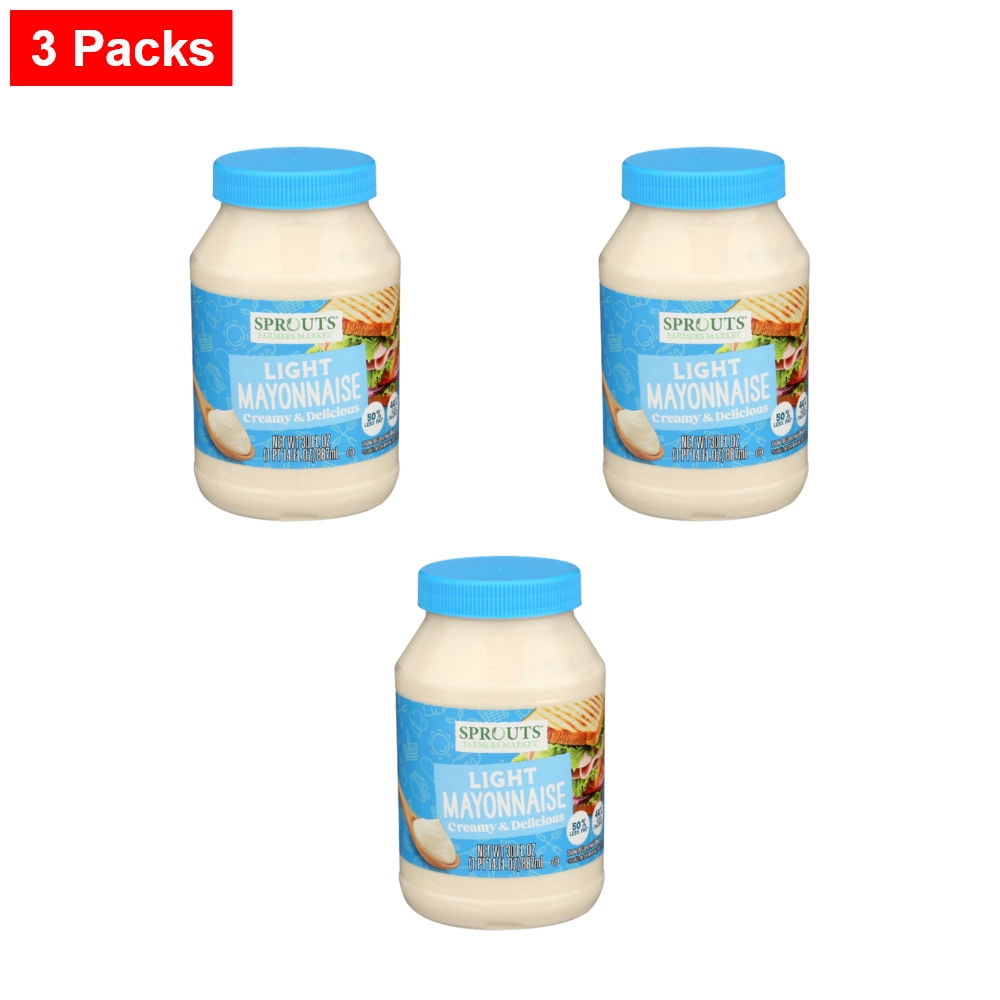 Sprouts Light Mayonnaise - 30 oz - 3 Packs