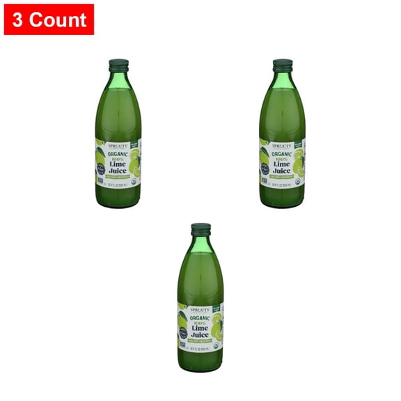 Sprouts Lime Juice - 16.9 fl oz - 3 Count