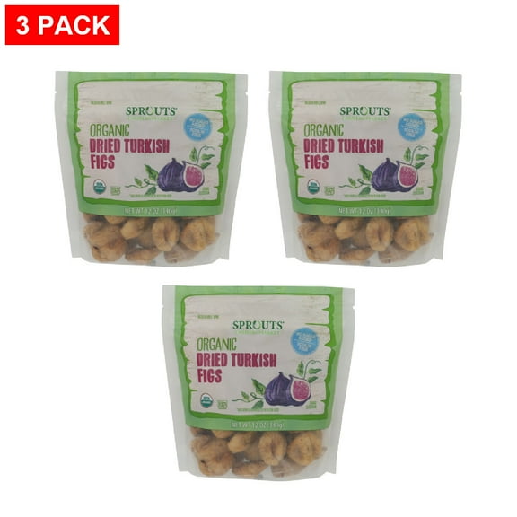 Sprouts Organic Dried Turkish Figs 12 oz (Pack of 3)