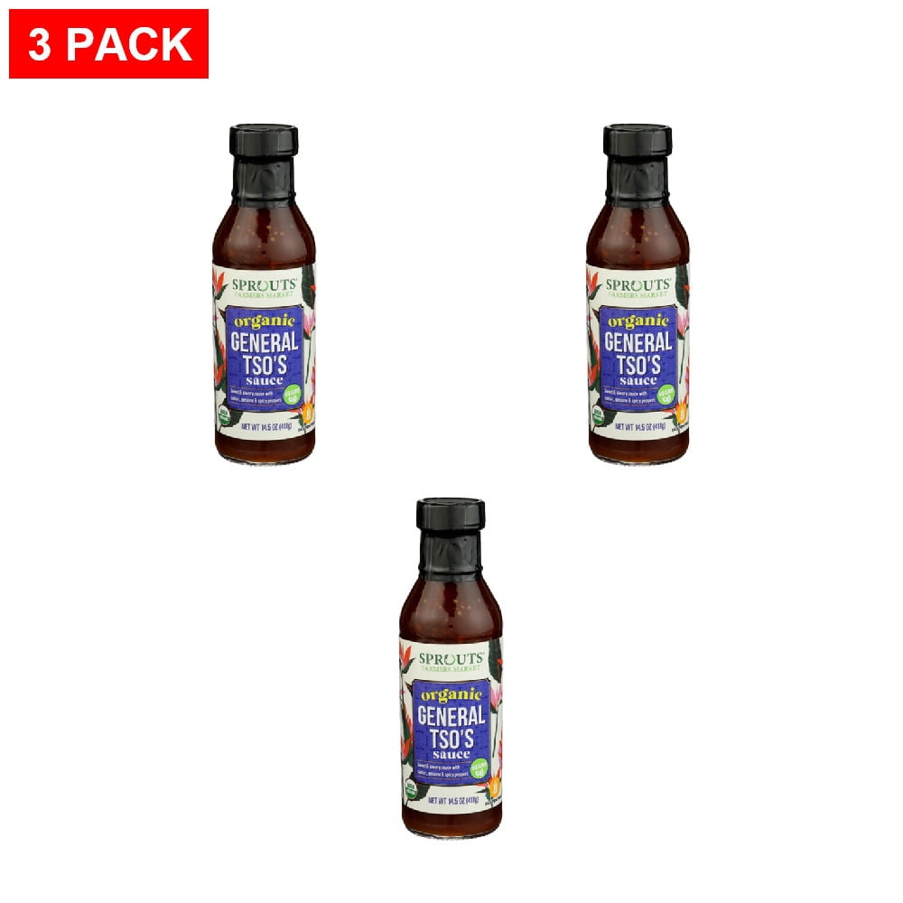 Sprouts Organic General Tso's Sauce 14.5 oz (Pack of 3)