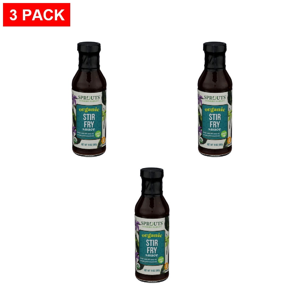 Sprouts Organic Stir Fry Sauce 14 oz (Pack of 3)