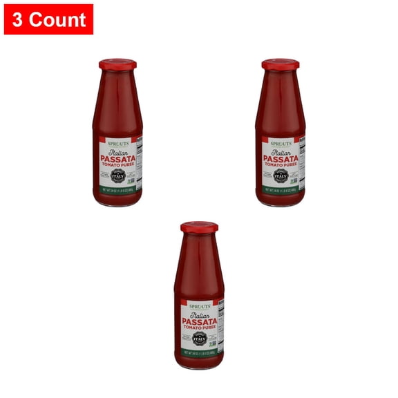 Sprouts Passata Tomato Puree - 24 oz - 3 Count