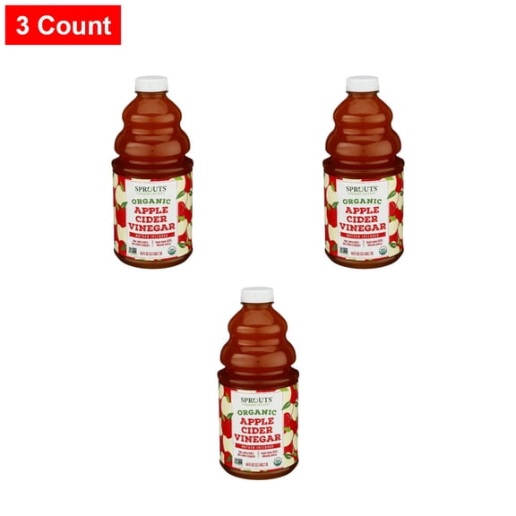 Sprouts Raw Apple Cider Vinegar - 64 fl oz - 3 Count
