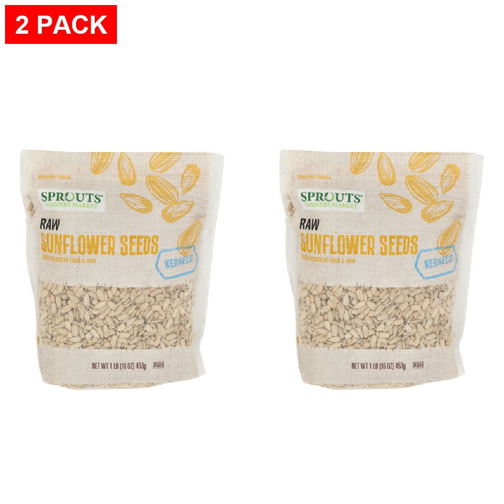 Sprouts Raw Sunflower Seed Kernels 16 oz (Pack of 2)