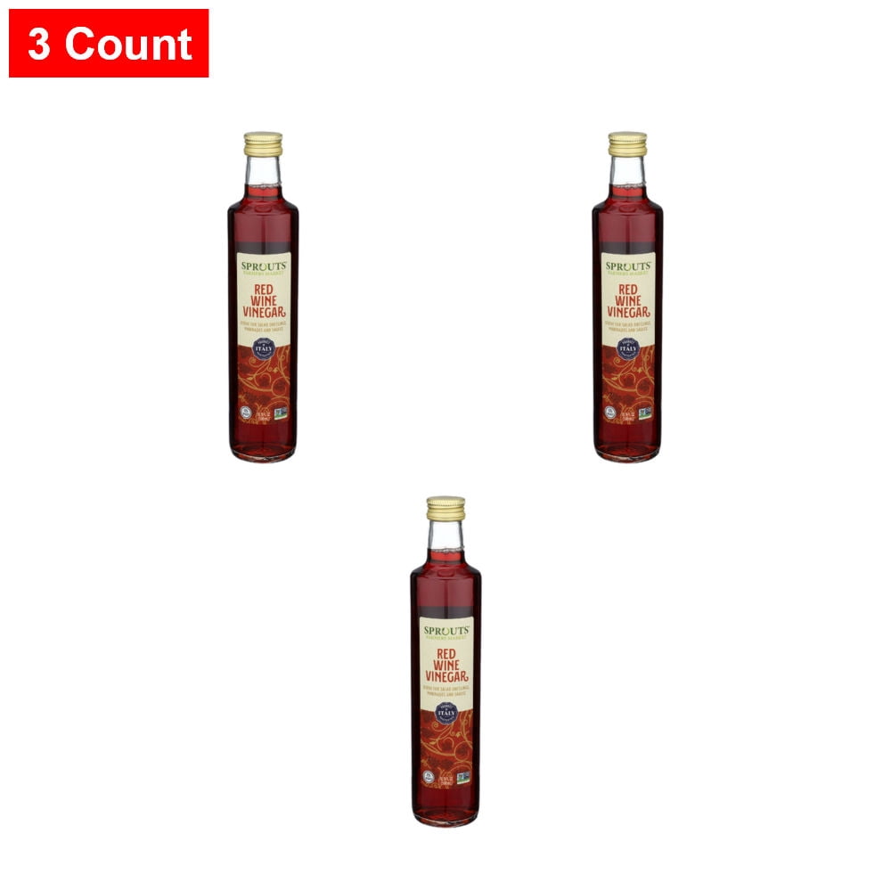 Sprouts Red Wine Vinegar - 16.9 fl oz - 3 Count