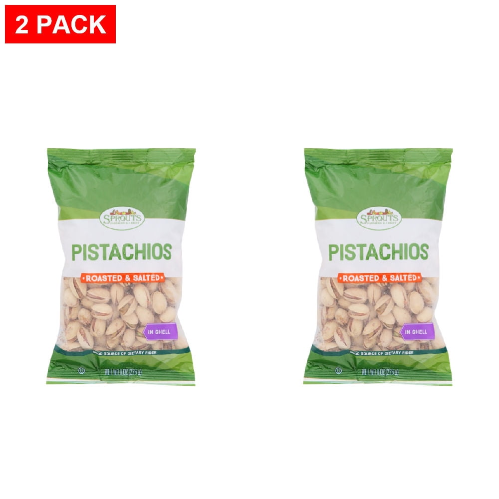 Sprouts Roasted Salted Pistachios In Shell 8 oz (Pack of 2)