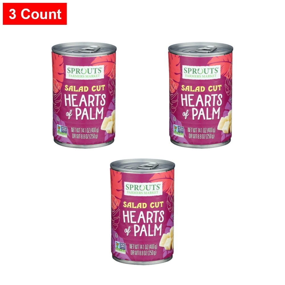 Sprouts Salad Cut Hearts of Palm - 14.1 oz - 3 Count