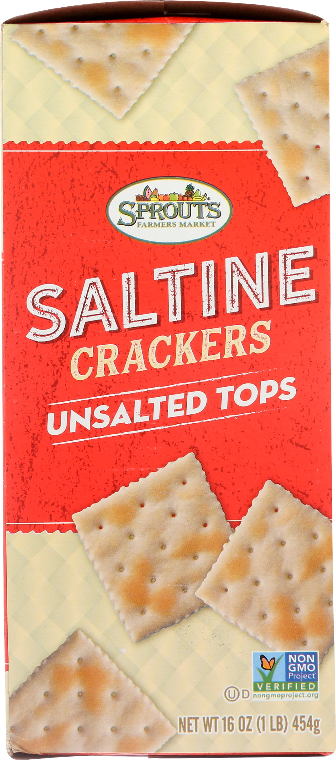 Sprouts Unsalted Saltine Crackers, 12 Pack 16 OZ Walmart Business