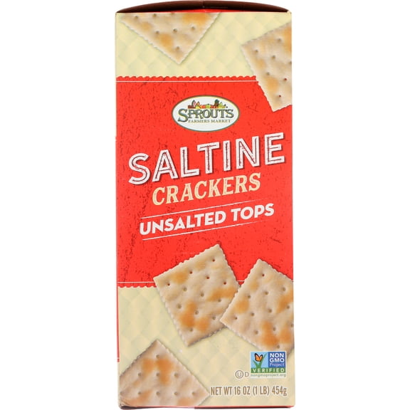 Sprouts Unsalted Saltine Crackers, 12 Pack 16 OZ