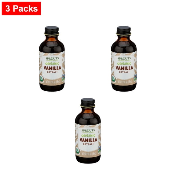 Sprouts Vanilla Extract - 2 fl oz - 3 Packs
