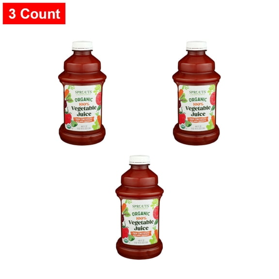 Sprouts Vegetable Juice - 46 fl oz - 3 Count