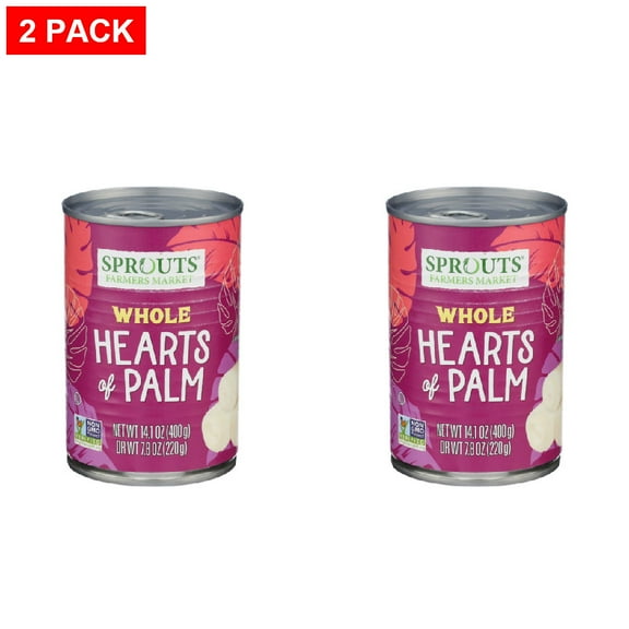 Sprouts Whole Hearts of Palm 14.1 oz (Pack of 2)