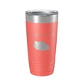 thumbnail image 1 of Spruce Knob Lake Map Tumbler Travel Mug Insulated Laser Engraved Coffee Cup West Virginia 20 oz Coral, 1 of 1