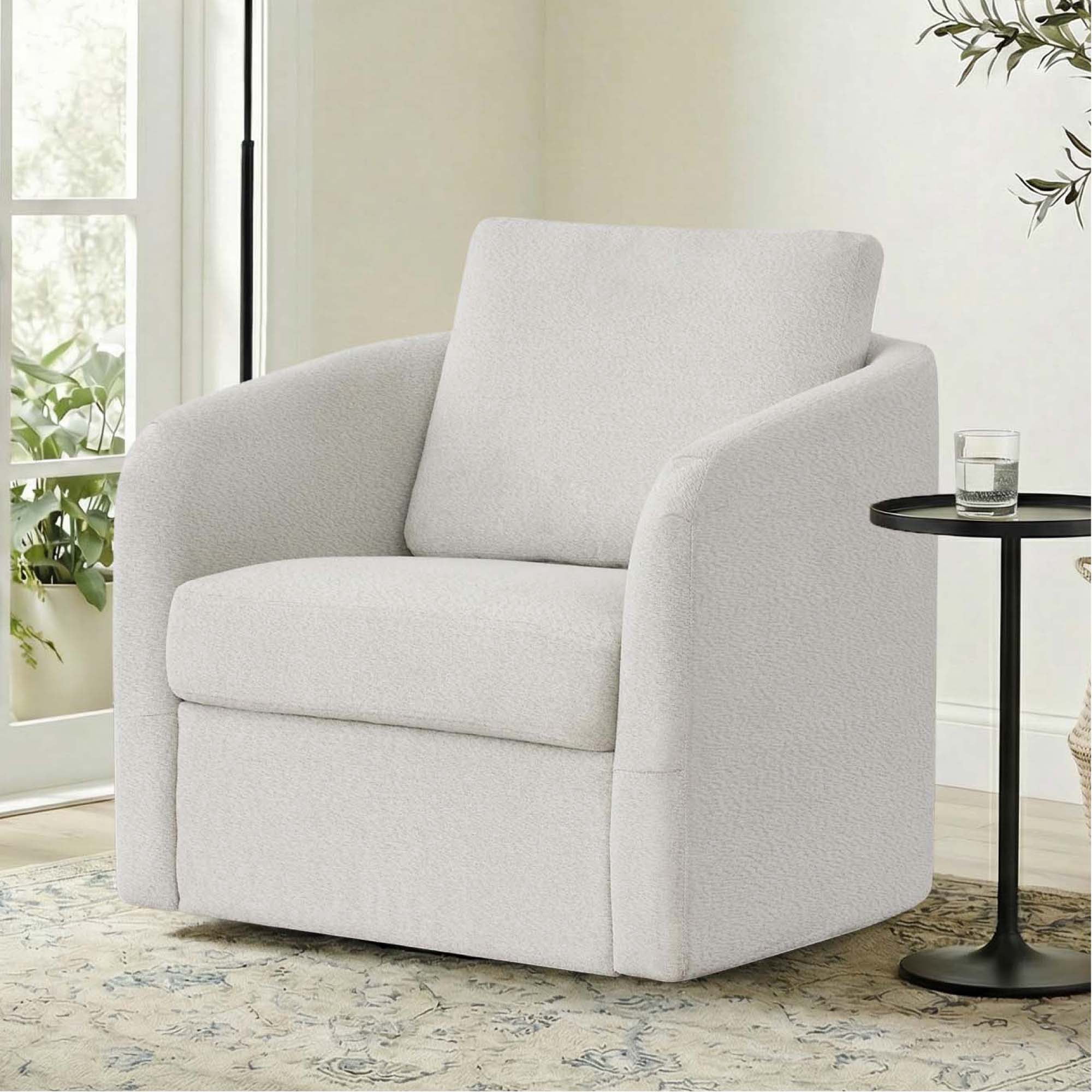 Swivel Barrel Chair Slipcover