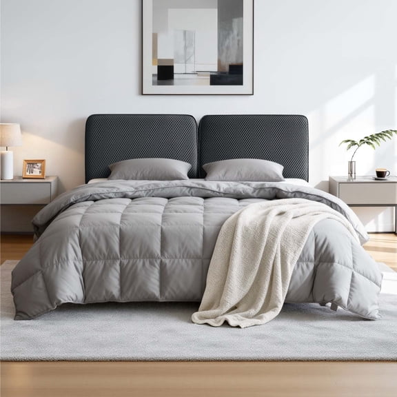 Spruce & Spring Queen Size All-in-One Platform Bed for Bedroom, Apartment or RV, No Assembly