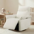 thumbnail image 1 of Spruce & Spring Triple Motor Power Swivel Recliner for Mothers, Cream-Chenille, 1 of 21