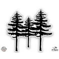 thumbnail image 1 of Spruce Trees - 5" Vinyl Sticker - For Car Laptop I-Pad - Waterproof Decal, 1 of 1