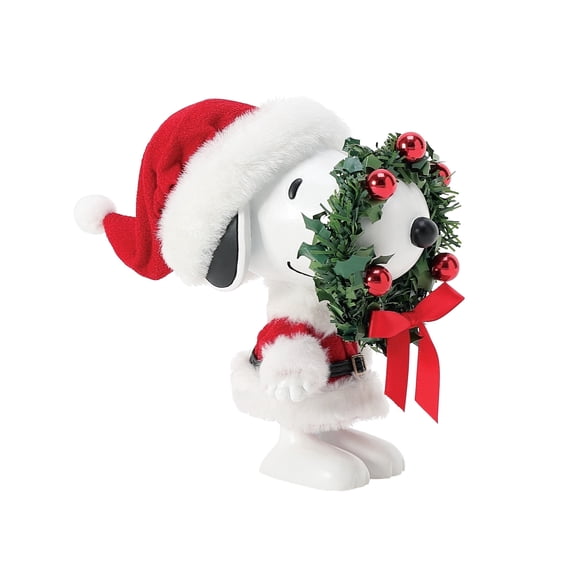 Department 56 Possible Dreams Spruced Up Snoopy Christmas Multicolor Figurine 5.25in H