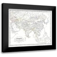 thumbnail image 1 of Spruner 14x12 Black Modern Framed Museum Art Print Titled - Asia Parthian Empire Han China - Spruner 1855, 1 of 5