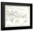 thumbnail image 1 of Spruner 14x12 Black Modern Framed Museum Art Print Titled - Australia Polynesia - Spruner 1855, 1 of 5