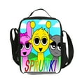 thumbnail image 1 of Sprunki 3pcs Set Backpack Cartoon School Bag with Lunch Bag Lightweight Travel Backpack, 1 of 5