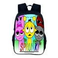 thumbnail image 1 of Sprunki Backpack Cartoon School Bag 15inch Backpack Lightening Zipper Backpack Book Bags Computer Backpack, 1 of 28