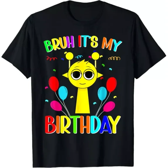 Sprunki Birthday It'S My Birthday Sprunki Birthday T-Shirt Unisex S-5XL Hot Trending Shirt, Vintage Birthday Gift