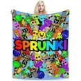 thumbnail image 1 of Sprunki Blanket,Game Cartoon Flannel Blanket,Soft Lightweight Warm Cozy Plush Air Conditioning Blanket for Camping, Sofa, Bed,Bedroom Home Decor Gift,Ship Next Day-50"x40", 1 of 8