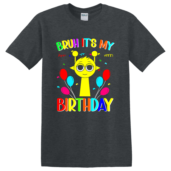 Sprunki Celebration Party Character Graphic Tee T-Shirt