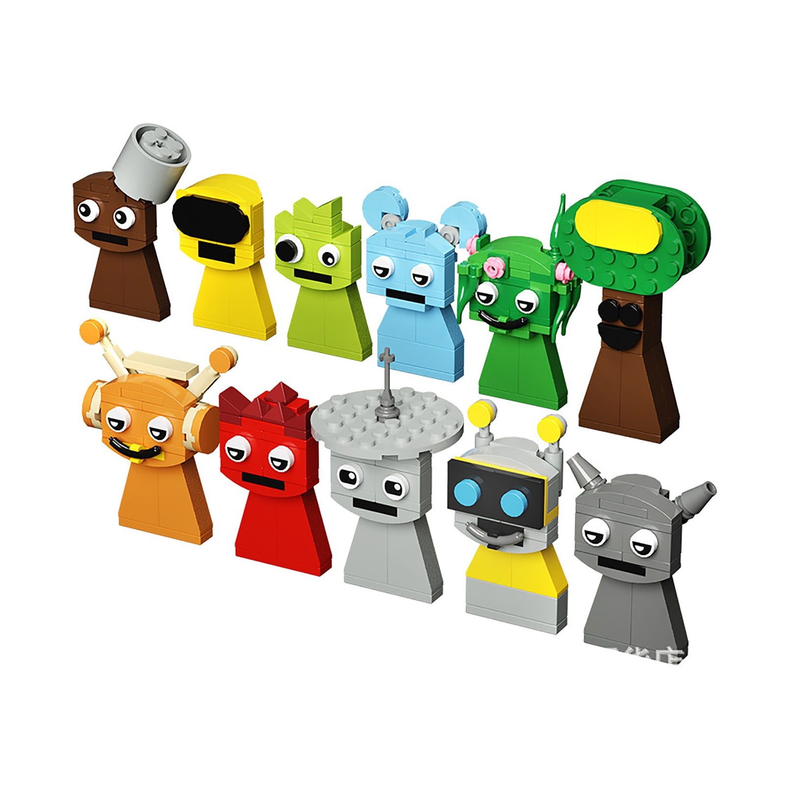 Sprunki Incredibox Building Block Set, 4inch Sprunki Action Figures ...