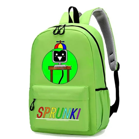 Sprunki Incredibox SchoolBag School Bookbag Large-capacity Cartoon Anime Knapsack High-quality Backpack Laptop Bag Gift