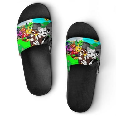 Sprunki Incredibox Slides Sandals House Slippers Non-Slip Indoor Bathroom Shoes Beach Sandals Summer Shower Shoes for Women Men