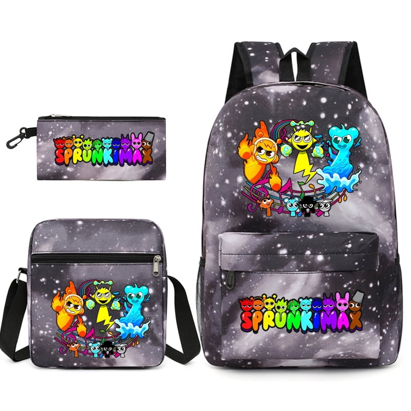 Pcs3 Backpack Sprunki Lncredibox Backpack for Women/Men/Teens, Backpack With Shoulder ...